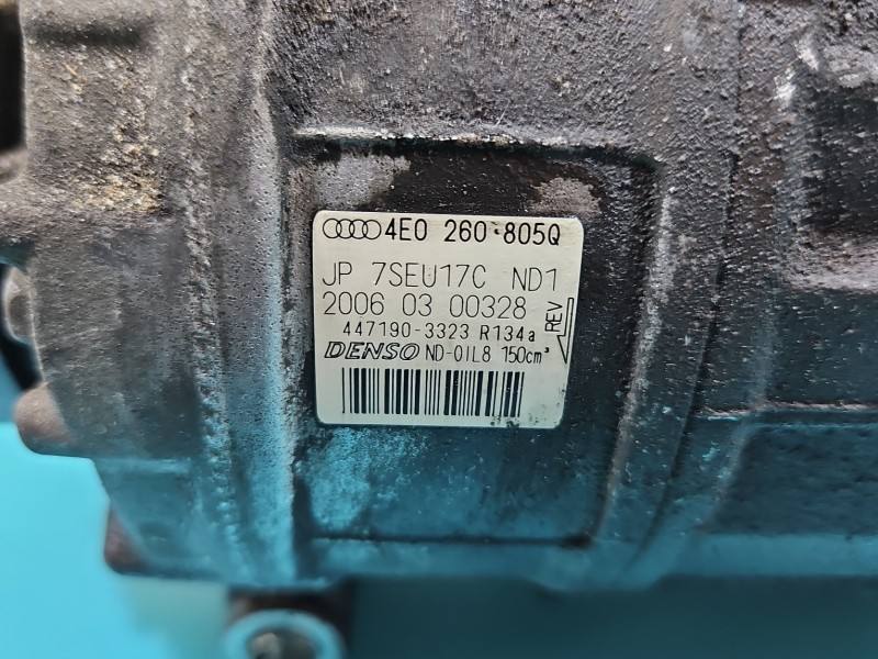 Компрессор кондиционера Audi Q7 4E0260805Q — фото детали 8