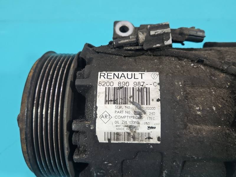 Компресор кондиціонера Renault Laguna 8200890987C — фото деталі 4