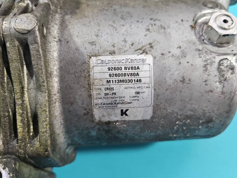 Компресор кондиціонера Nissan Juke 92600-BV80A — фото деталі 8