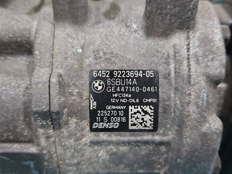 Компресор кондиціонера BMW 5 F10 9223694 — фото деталі 4