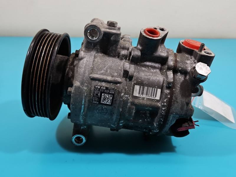 Компресор кондиціонера Volkswagen Golf 7 5Q0820803F — фото деталі 5