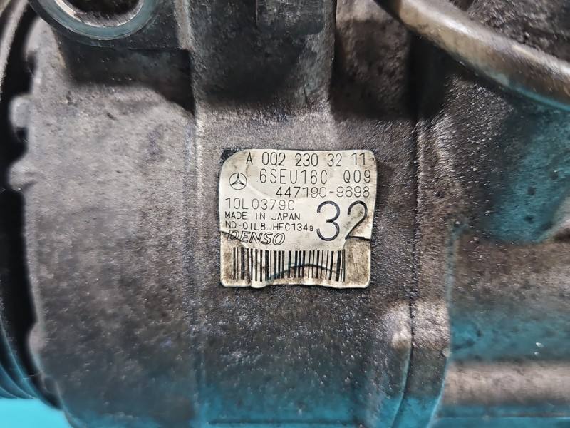 Компресор кондиціонера Mercedes E W212 447190-9698 — фото деталі 6