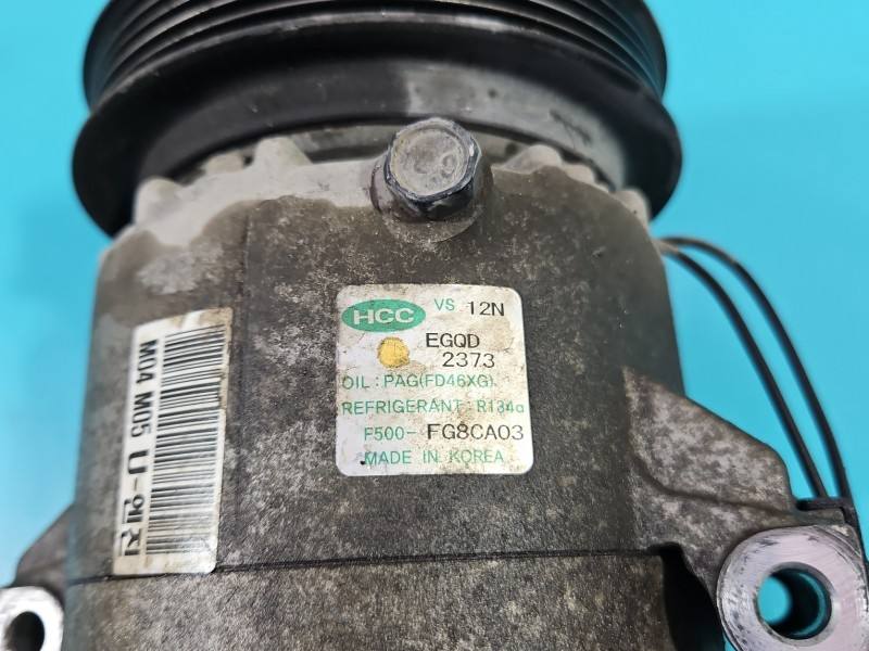 Компресор кондиціонера Kia Soul EGQD2373 — фото деталі 7