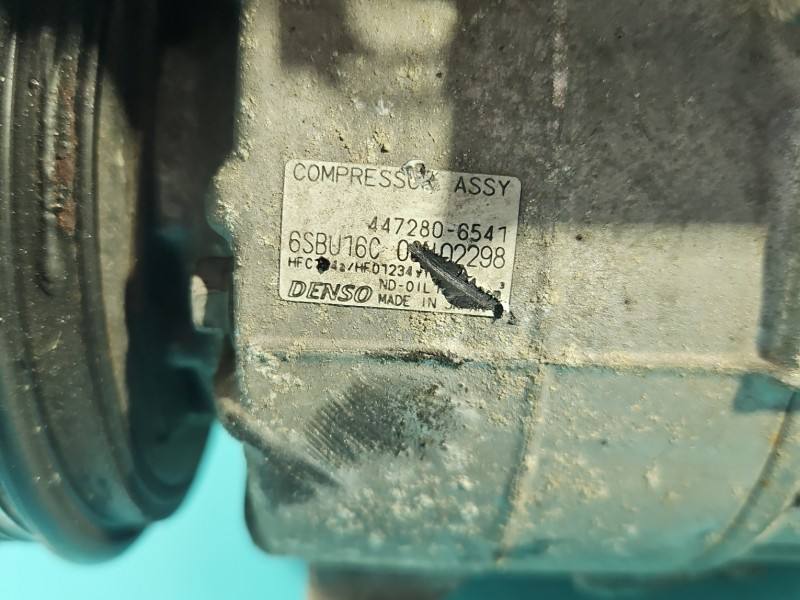 Компрессор кондиционера Mercedes B W246 447280-6541 — фото детали 3
