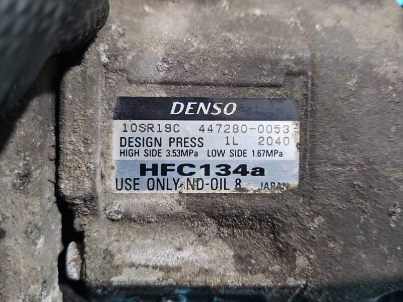 Компресор кондиціонера Toyota Land Cruiser 447280-0053 — фото деталі 9