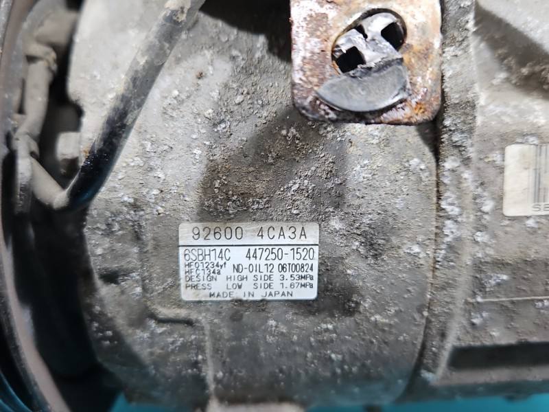 Компресор кондиціонера Nissan X-trail 447250-1520 — фото деталі 7