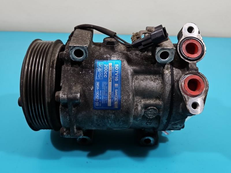 Компресор кондиціонера Volvo V50 3M5H-19D629-SB — фото деталі 5