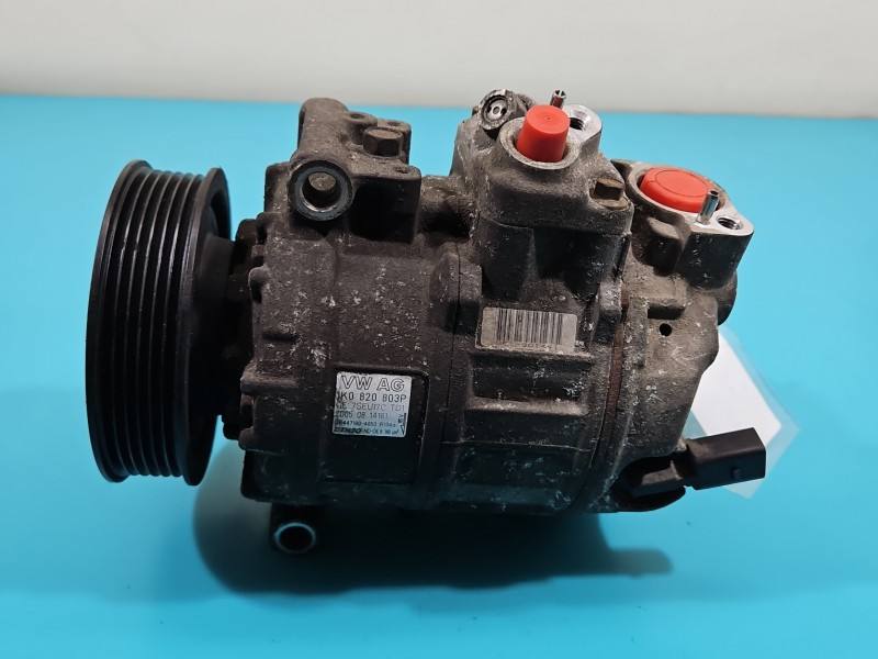 Компресор кондиціонера Volkswagen Golf 5 1K0820803P — фото деталі 5