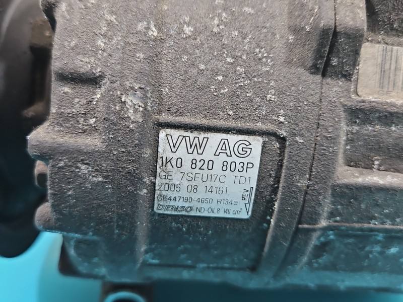 Компресор кондиціонера Volkswagen Golf 5 1K0820803P — фото деталі 6