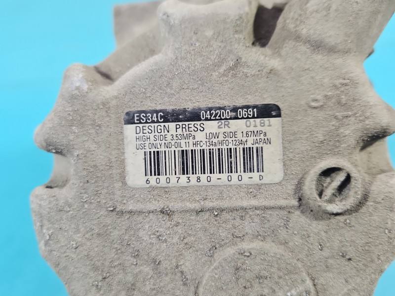Компрессор кондиционера Tesla Model S 042200-0691 — фото детали 7