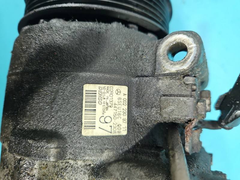 Компресор кондиціонера Mercedes CLS C218 A0022309711 — фото деталі 10