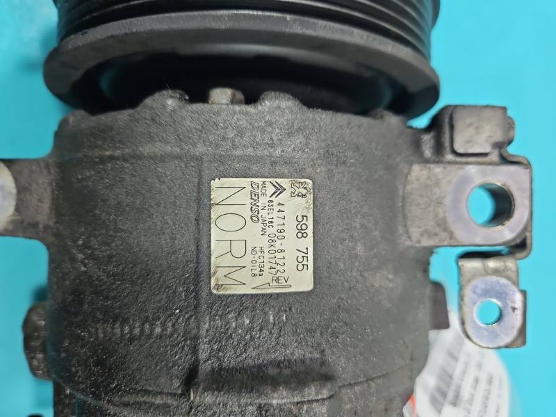 Компресор кондиціонера Citroen C4 447190-8122 — фото деталі 4