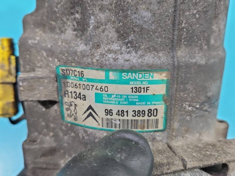 Компрессор кондиционера Citroen C5 9648138980 — фото детали 10