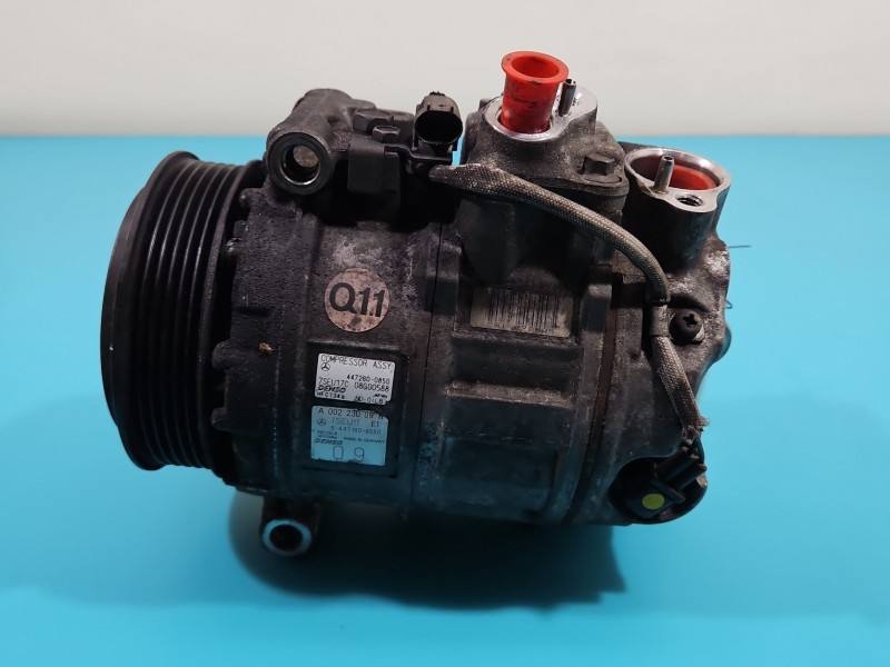 Компресор кондиціонера Mercedes S W221 447260-0850 — фото деталі 5