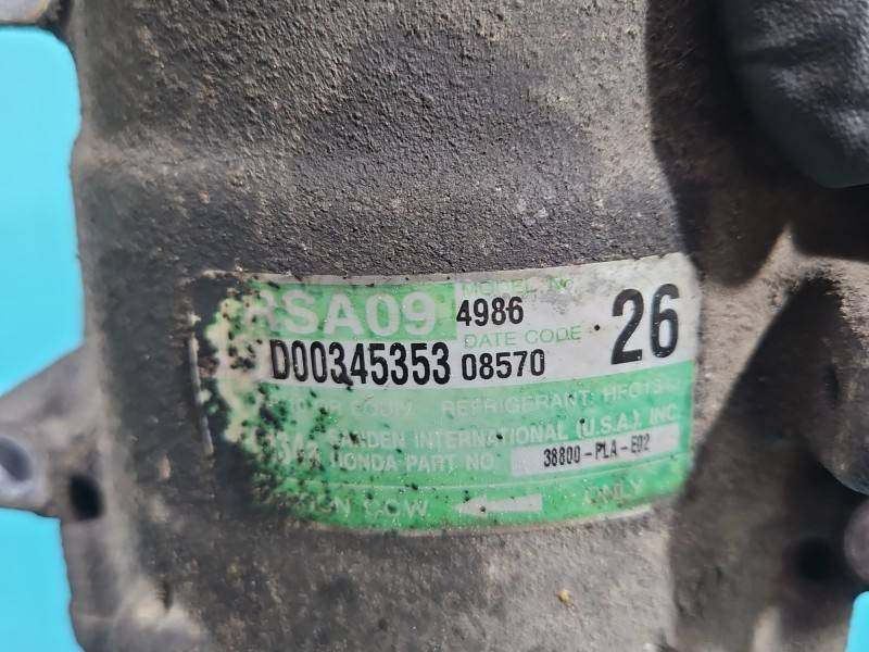 Компресор кондиціонера Honda Civic 38800-P1A-E02 — фото деталі 6