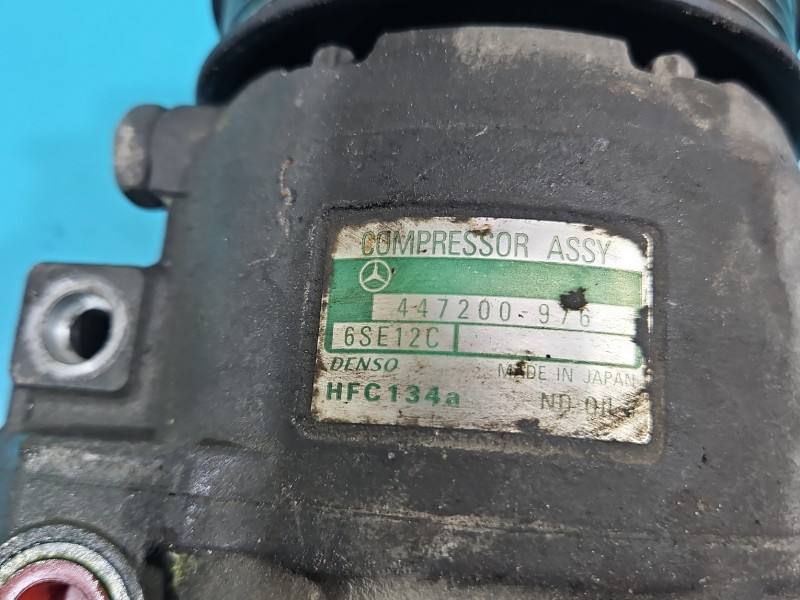 Компрессор кондиционера Mercedes A W168 447200-976 — фото детали 6