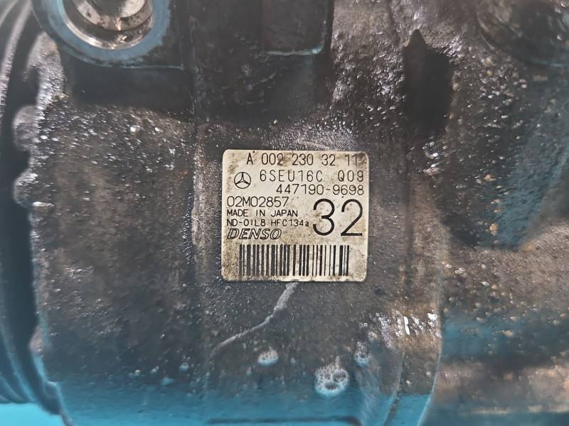Компресор кондиціонера Mercedes E W212 A0022303211 — фото деталі 4