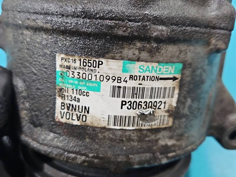 Компрессор кондиционера Volvo XC60 P30630921 — фото детали 8