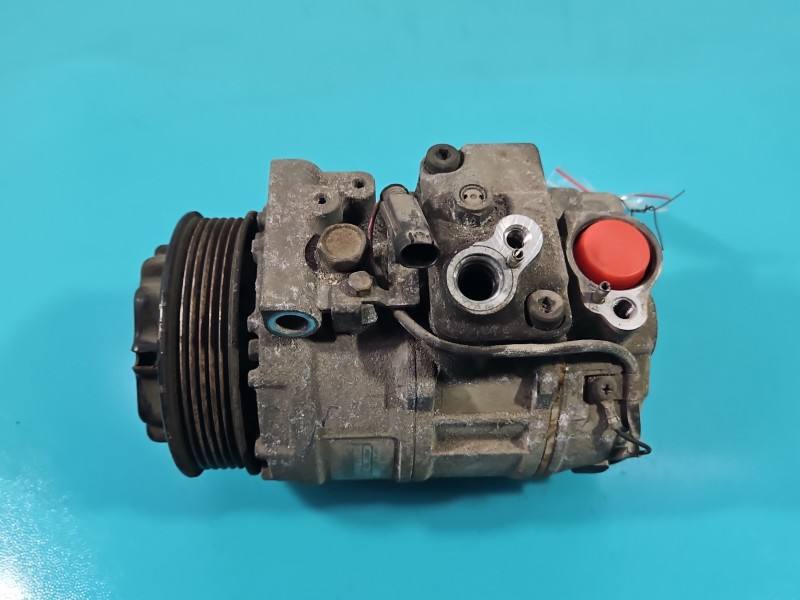 Компрессор кондиционера Mercedes C W203 447220-8221 — фото детали 3