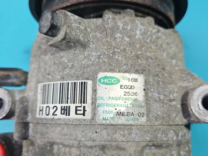 Компресор кондиціонера Hyundai I30 F500-AN8BA-02 — фото деталі 9