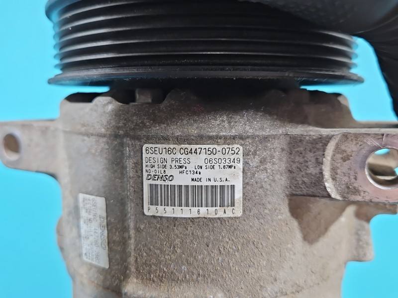 Компресор кондиціонера Jeep Compass 447150-0752 — фото деталі 8