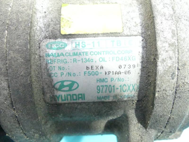 Компрессор кондиционера Hyundai Getz F500-KP1AA-06 — фото детали 6