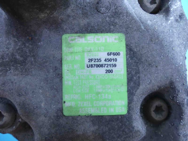 Компресор кондиціонера Nissan Micra 404020-0590 — фото деталі 6