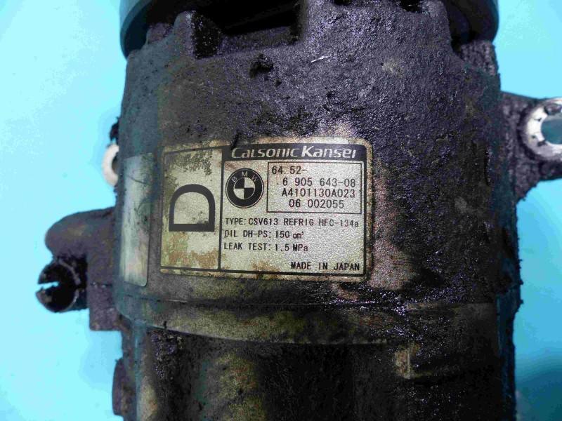 Компрессор кондиционера BMW X3 E83 6905643-08 — фото детали 9