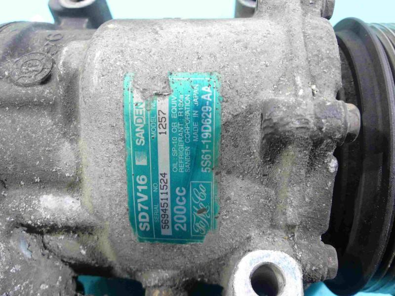 Компресор кондиціонера Ford Fiesta 5S61-19D629-AA — фото деталі 7