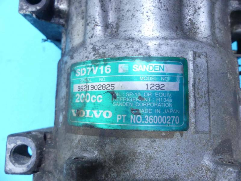 Компресор кондиціонера Volvo V50 9621902825 — фото деталі 8