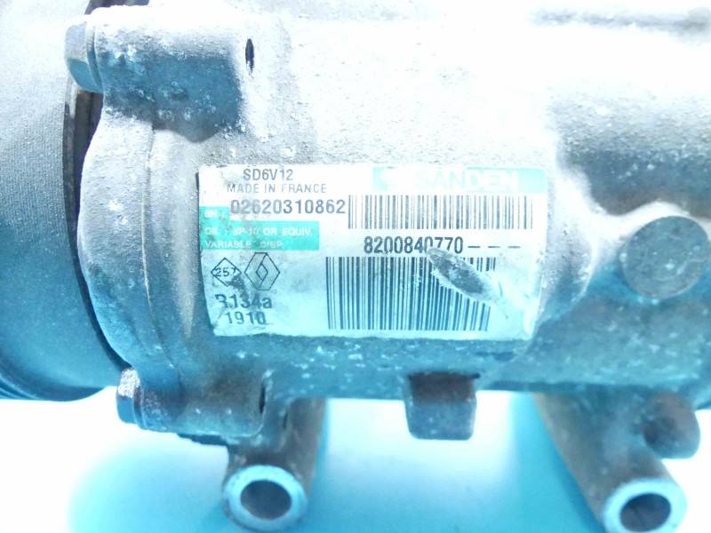 Компресор кондиціонера Renault Thalia 8200840770 — фото деталі 6
