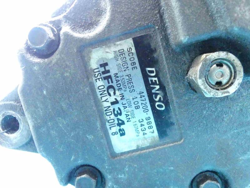 Компрессор кондиционера Daihatsu YRV 447200-9887 — фото детали 5