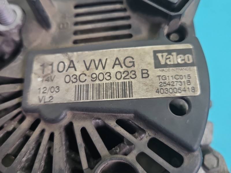Генератор Volkswagen Touran 03C903023B — фото деталі 6