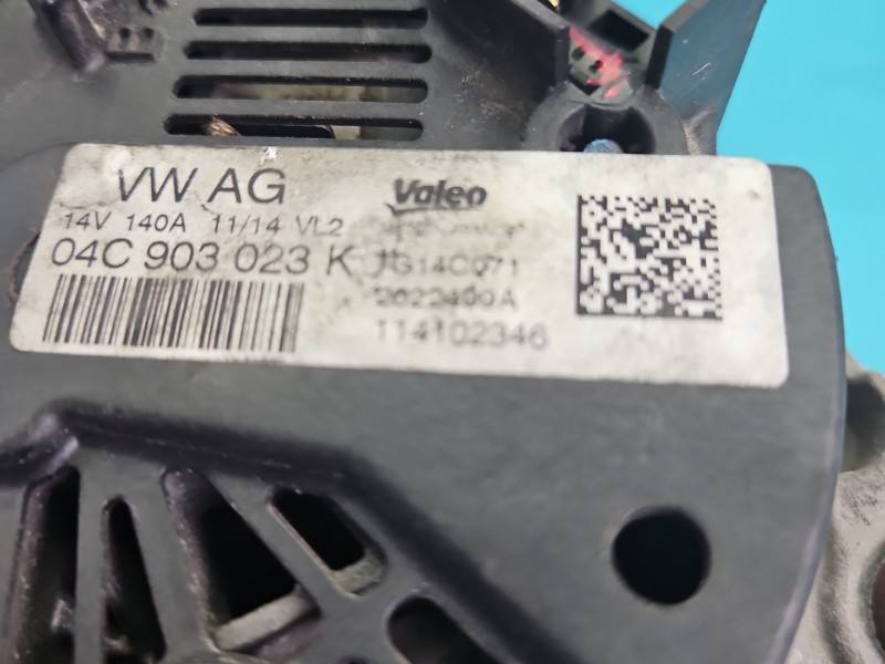 Генератор Volkswagen Golf 7 04C903023K — фото деталі 6
