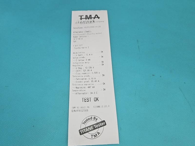 Генератор Toyota Yaris 1 27060-21030 — фото деталі 7