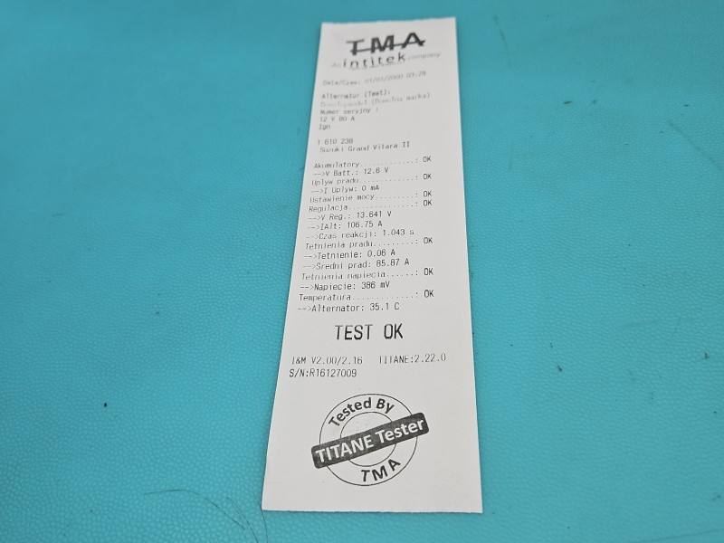 Генератор Suzuki Grand Vitara 31400-65J1 — фото деталі 7