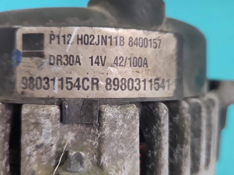 Генератор Opel Meriva B 98031154CR — фото деталі 6