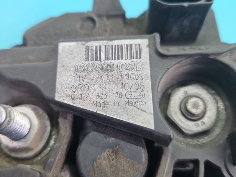 Генератор Volkswagen Jetta 03C903023D — фото деталі 6