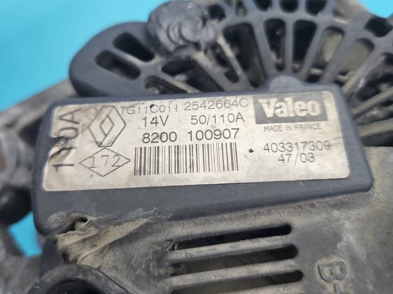 Генератор Renault Scenic 2 8200100907 — фото детали 6