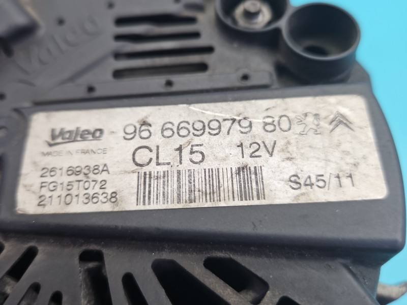 Генератор Citroen C4 9666997980 — фото деталі 6