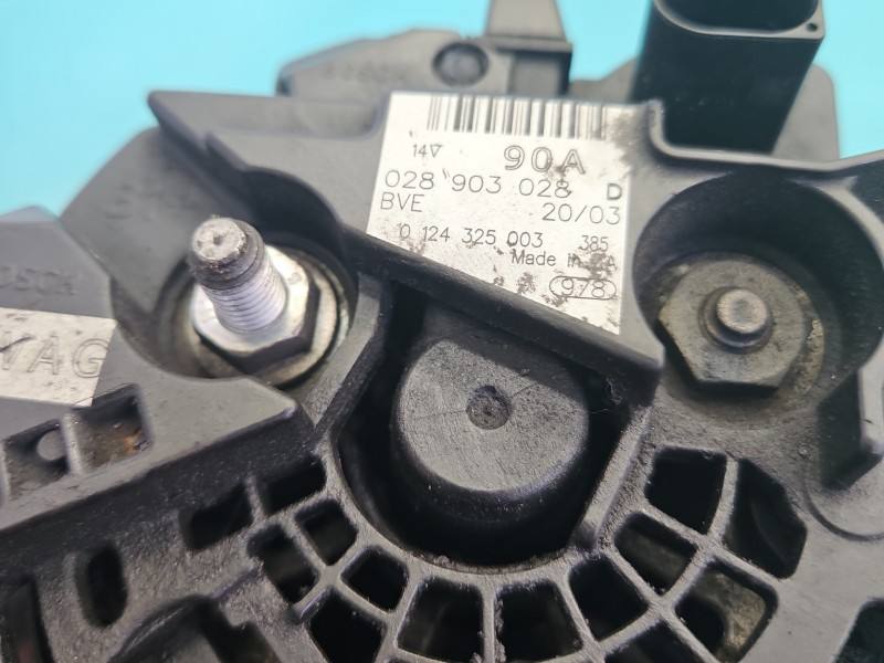 Генератор Seat Leon 028903028D — фото деталі 6