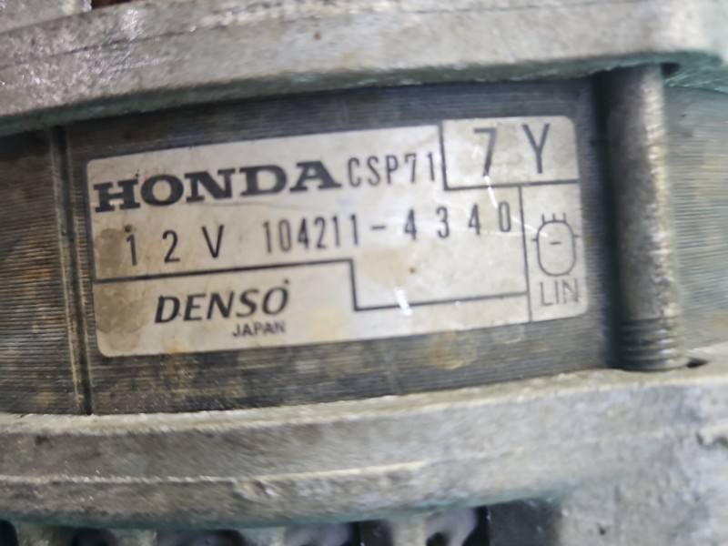 Генератор Honda CR-V 104211-4340 — фото детали 6