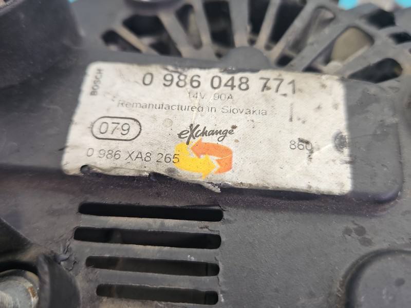 Генератор Fiat Doblo 0986048771 — фото деталі 5