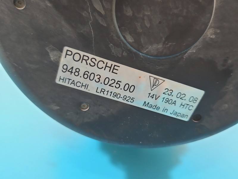 Генератор Porsche Cayenne 94860302500 — фото детали 5