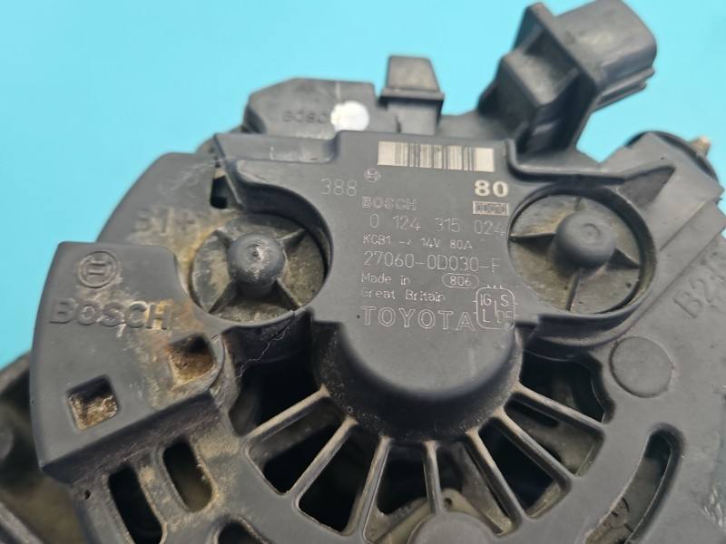 Генератор Toyota Avensis T25 0124315024 — фото деталі 6