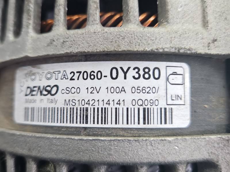 Генератор Toyota Yaris 3 27060-0Y380 — фото детали 6