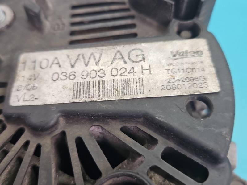 Генератор Volkswagen Golf plus 036903024H — фото детали 6