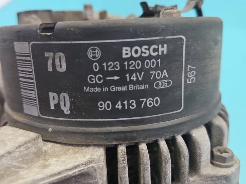 Генератор Opel Vectra B 0123120001 — фото деталі 5