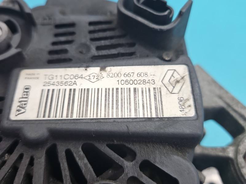 Генератор Nissan Note 8200667608 — фото детали 6