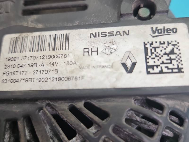 Генератор Renault Megane 4 231004719R — фото деталі 6